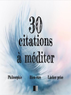 cover image of 30 citations à méditer